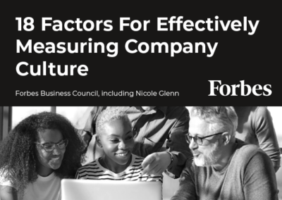 18 Factors For Effectively Measuring Company Culture