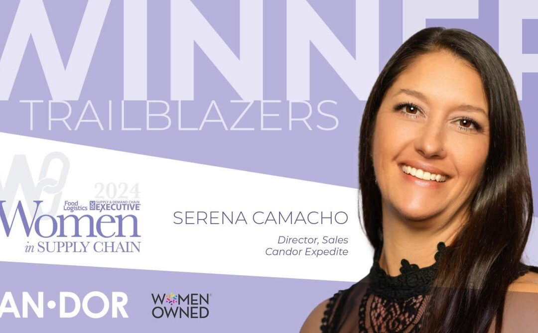 Serena Camacho Awarded Trail Blazer of Logistics