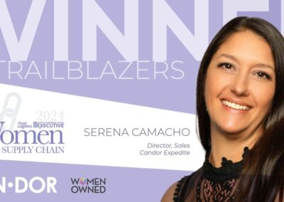 Serena Camacho Awarded Trail Blazer of Logistics